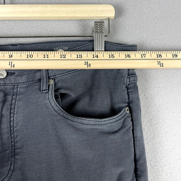 Faherty Stretch Terry 5 Pocket Pants Mens 34x31 Navy Gray Soft Rugged Stretch - Picture 5 of 15